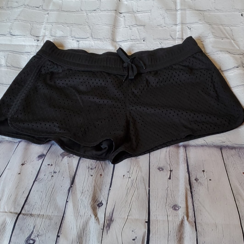 ⚘️2 For $10 Item⚘️ Athletic Works Black Mesh Running Shorts
